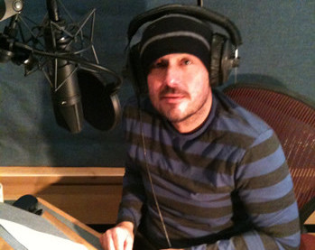Jonathan in studio in hat 2011